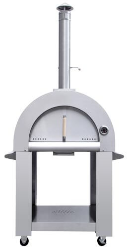 32″ Stainless Steel Wood Burning Pizza Oven - The Pizza Oven Guru