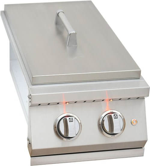 KoKoMo Grills Professional Double Side Burner with removable cover - The Pizza Oven Guru